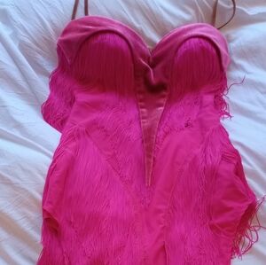 Latin/Rhythm Dance Fringe Dress / DEPOP